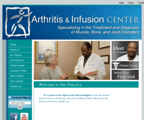 drcrayton.net: Arthritis & Infusion Center | Specializing in the Treatment and Diagnosis  of Muscle, Bone and Joint Disorders |  Panama City, FL
