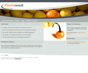 ip-media-consult.net: IPmediaConsult: IPmediaconsult - der Spezialist fuer die IP-Medien | Adwords,Podcast,Blog
IPmediaconsult - der Spezialist für die IP-Medien | Adwords,Podcast,Blog.