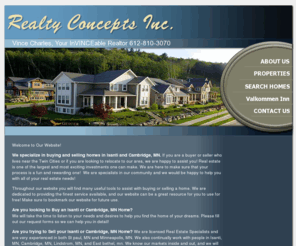 realtyconceptsinc.com: Realty Concepts Inc, buy sell rent homes hotels, motels Isanti, Cambridge, East Bethel, Lindstrom, MN
Real Estate Specialist and vacation rental- Hotels motels in lindtrom mn, homes for sale in Isanti and Cambridge.