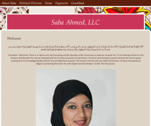 sabaahmed.com: Welcome to Saba Ahmed, LLC
Home Page