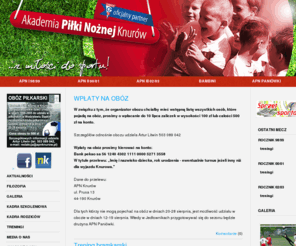apnknurow.pl: Akademia Piłki Nożnej Knurów
Akademia Piłki Nożnej Knurów