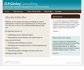 daginleyconsulting.com: D A Ginley Consulting :: Executive Coaching, Management and HR Consulting
Executive Coaching, Management Consulting, HR Consulting.  D A Ginley Consulting.