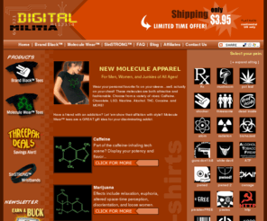 digitalmilitia.com: Digital Militia T-Shirts for the Internet Counter Culture
T-shirts for programmers, webmasters, database managers, nerds, geeks, gamers, and those in the internet culture.