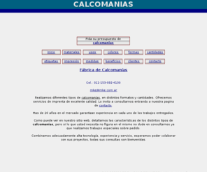 info-calcomanias.com.ar: Imprentas
Fabrica de calcomanias