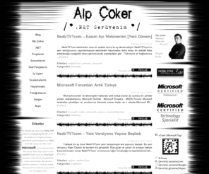 alpcoker.com: Alp ÇOKER | .NET Serüvenim
.NET Serüvenim