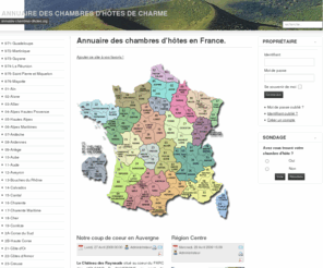 annuaire-chambres-dhotes.org: Annuaire des chambres d'hôtes en France.
Annuaire des chambres d hotes , chambres d'hôtes en France