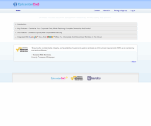 epicenterdms.com: EpicenterDMS - Intuitive Document Management | Centralized Storage - Access - Sharing - Backup
Project based enterprise document management built on a modern platform. Encourage a uniform archiving structure across all your business's clients and projects with a user friendly and cost effective SaaS Document and Workflow management system for companies of all sizes.