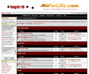 godfathertrilogy.net: GangsterBB.NET -  GangsterBB.NET Forums for Mafia Movies & More
GangsterBB.NET - Message Board for Mafia Movies & More