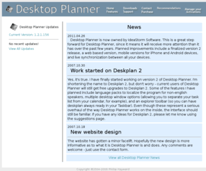 briarwoodproperties.com: Desktop Planner
Desktop Planner displays your schedule and to-do list right on your desktop, for easy viewing and modification.