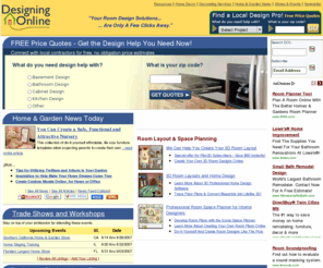 designingonline.com: Design Your New Room Layout or Decorating Makeover Online
Our designers can create a new room layout, online in 3D. Perform your room makeover online with our interior decorating and room design services. We also provide home and garden news, home decor shopping, a forum and resources.