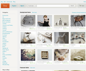 handmadeis.com: Etsy - Your place to buy and sell all things handmade, vintage, and supplies
Buy and sell handmade or vintage items, art and supplies on Etsy, the world's most vibrant handmade marketplace. Share stories through millions of items from around the world.