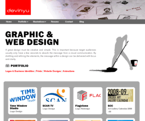 devinyu.com: Devin Yu's Portfolio: Graphic and Web Design in Seattle Washington
I am Devin Yu, a graphic and web designer. This is my portfolio site.