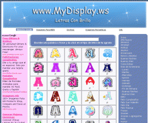 CON LETRAS PARA HI5 con letras para hi5: