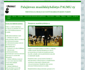 palmury.info: Palajärven musiikkiyhdistys PALMU ry
Palajärven musiikkiyhdistys PALMU ry