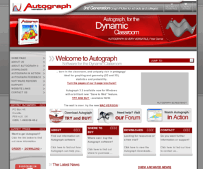 autograph-maths.com: Autograph Maths - The Dynamic Classroom Software
