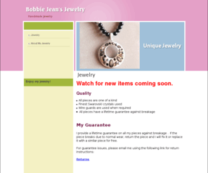 bobbiejeansjewelry.com: Products
Products