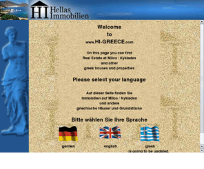 hellasimmobilien.com: Immobilien in Griechenland - Huser & Grundstcke in bester Insellage
Wunderschne Inselhuser und Grundstcke in allen Preisklassen, ob fr Urlaub oder fr kompletten Ausstieg. Auswandern leicht gemacht. Ob mieten, kaufen oder bauen, alles wird vor Ort organisiert