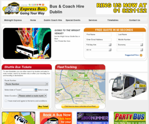 expressbus.ie: Bus Hire Dublin | Coach Hire Dublin | Party Bus Dublin | ExpressBus.ie
Looking For Coach Hire or Bus Hire in Dublin? Then Look No Further! Express bus Dublin is your one stop shop for all the transport needs you might have.