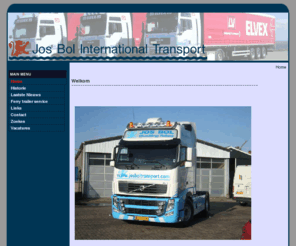 josboltransport.com: Jos Bol Transport - Home
Joomla - the dynamic portal engine and content management system