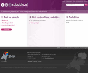 123subsidie.nl: Regelingen - 123subsidie.nl
Subsidie regelingen voor Noord Nederland, Groningen, Fryslân, Drenthe