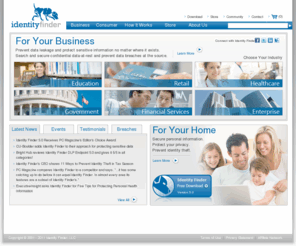 identityfinder.com: Identity Finder | Theft and Data Loss Prevention | Find PII PHI SSN CCN
Identity Theft and Data Leakage Prevention Software - Prevent confidential data leakage, search for sensitive information, and protect your identity. Free software download.