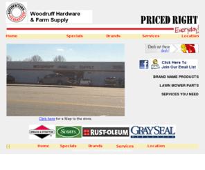 woodruffsupply.com: Woodruff Supply Woodruff Supply Store Woodrum, SC  29388 864-476-3613
Woodruff Hardware & Farm Supply is a locally owned retailer serving the Woodruff, Enoree, Cross Anchor, & Roebuck Communities