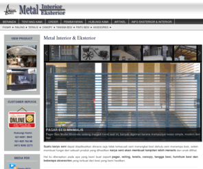 alamsakti.com: PAGAR | RAILING | TERALIS | CANOPY | TANGGA BESI | KLASIK | MINIMALIS
  Suatu karya seni dapat diaplikasikan dimana saja tidak terkecuali seni merangkai besi dahulu seni menempa besi, selain membuat fungsi dari sebuah produk ...