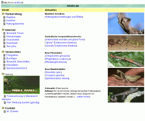 anolis.de: Anolis.de Terraristik und Aquaristik Tierberatung
TerraristikForum, kostenlose Kleinanzeigen, digitale Grusskarten, Haltungsberichte ...