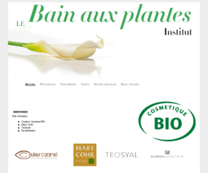 bain-aux-plantes.com: Institut de beauté - Les bains aux plantes - Strasbourg(67)
Instutut de Beauté spécialisé dans les soins du visage aux huiles essentielles et aux concentrés de plantes. Situé au centre de Strasbourg nos deux esthéticiennes expérimentées vous proposeront des conseiles professionnelles pour le soins visage et corps. - A Strasbourg en Alsace 