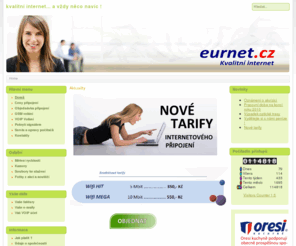 eurnet.cz: Aktuality
eurnet.cz, s.r.o. - profesionální připojení k internetu