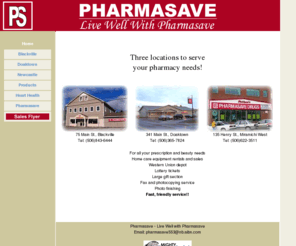 pharmasavenb.com: Pharmasave
With three locations to serve you in the Miramichi and surrounding areas, Pharmasave is has everything for all your health and beauty needs.