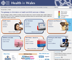 wales.nhs.uk: Health in Wales
