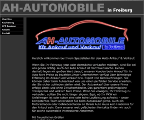 aha-automobile.com: AH Automobile in freiburg
Günstige Gebrauchtwagen Verkauf in Freiburg