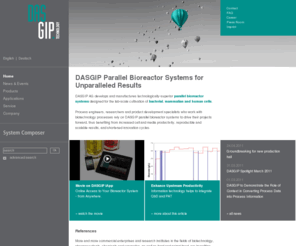 dasgip.org: DASGIP - Parallel Bioreactor Systems for Unparalleled Results
DASGIP AG develops and manufactures technologically-superior parallel bioreactor systems designed for the lab-scale cultivation of bacterial, mammalian and human cells.