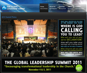 glsphilippines.org: GLS Philippines - The Leadership Summit 2010
GLS Philippines - The Leadership Summit. The premier leadership event of its kind, The Global Leadership Summit exists to transform local churches around the world with an annual injection of vision, skill development, and inspiration in the lives of Christian leaders.