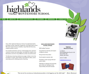 highlandsmontessori.org: Highlands Montessori School: Serving the Atlanta area since 1952
