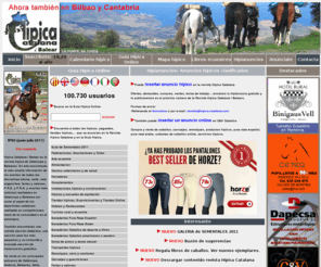 hipicacatalana.com: Revista Hipica Catalana i Balears
La web de la Revista Hípica Catalana i Balears. Información del mundo ecuestre, calendario hípico, libros de caballos, noticias hípicas, raid, doma clásica, salto, western, guia hípica online, mapa hípico, revista ecuestre.