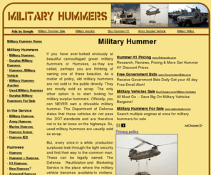 militaryhummers.info: Military Hummer
