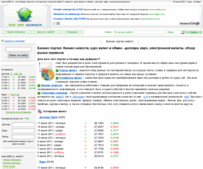 tobiz.ru: Бизнес портал с контролем качества, котировки, курсы валют, бизнес новости, электронные деньги, конвектор валюты доллар, евро
Новое поколение бизнес портала с контролем качества web2.0.