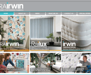 ra-irwin.co.uk: RA Irwin - printed fabrics - window blinds - mattress ticking
