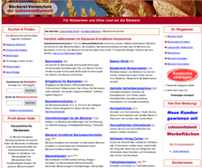 baeckereiverzeichnis.de: Bäckereien Konditoreien - Verzeichnis
Das große Bäckerei Konditorei-Verzeichnis für die Backwarenherstellung. Bäckerei Konditorei und Lieferanten finden in Deutschland Österreich oder Schweiz. Mit Bäckerei-Jobbörse Bäckerei Forum und Bäckerei Marktplatz