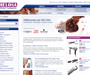 helosa.ch: Helosa - Coiffeurbedarf, Haarpflegeprodukte -
, Coiffurebedarf, Haarpfelgeprodukte, Beauty-Produkte