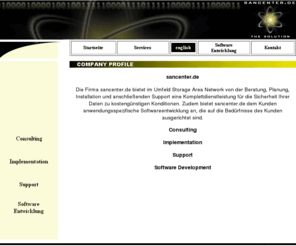 sancenter.de: sancenter.de the solution deutsch
