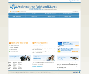 aughrimstreetcu.ie: Aughrim Street Parish and District Credit Union Ltd
Aughrim Street Parish and District Credit Union Ltd - Providing financial Services to our members