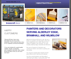 brosscroftdecor.com: Commercial and Domestic Painters and Decorators, Wilmslow, Alderley Edge, Bramhall - Brosscroft Decor
Cheshire and Derbyshire based painters and decorators, serving Wilmslow, Alderley Edge, Bramhall and more.