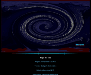 cegma.com.ar: CEGMA - Centro de Egresados de Geografa Matemtica
Informacin sobre geodesia, topografa, cartografa y fotogrametra, cursos de gps, gis, estacin total, servicios.