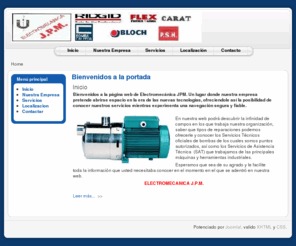electrojpm.com: Bienvenidos a la portada
Joomla! - el motor de portales dinámicos y sistema de administración de contenidos