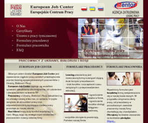 job-center.pl: Centrum pracy - oferty pracy dla pracowników z Ukrainy i Rosji
oferty pacy, praca, stanowisko, pracownik, pracodawca, ukraina, rosji, białoruś