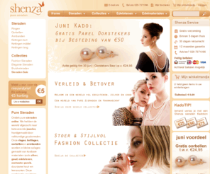 shenza.net: Shenza.nl - online sieraden kopen - gouden en zilveren sieraden, parelsieraden en meer
Shenza sieraden webshop. Zilveren sieraden, edelsteen sieraden, parelsieraden gemakkelijk online kopen, gratis levering en 30 dagen retourservice. 
