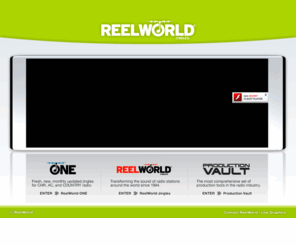 ultratracks.com: ReelWorld | Jingles and Imaging
Creators of radio jingles and the Production Vault family of imaging toolkits.  ReelWorld jingles air on the best radio stations in the world.
